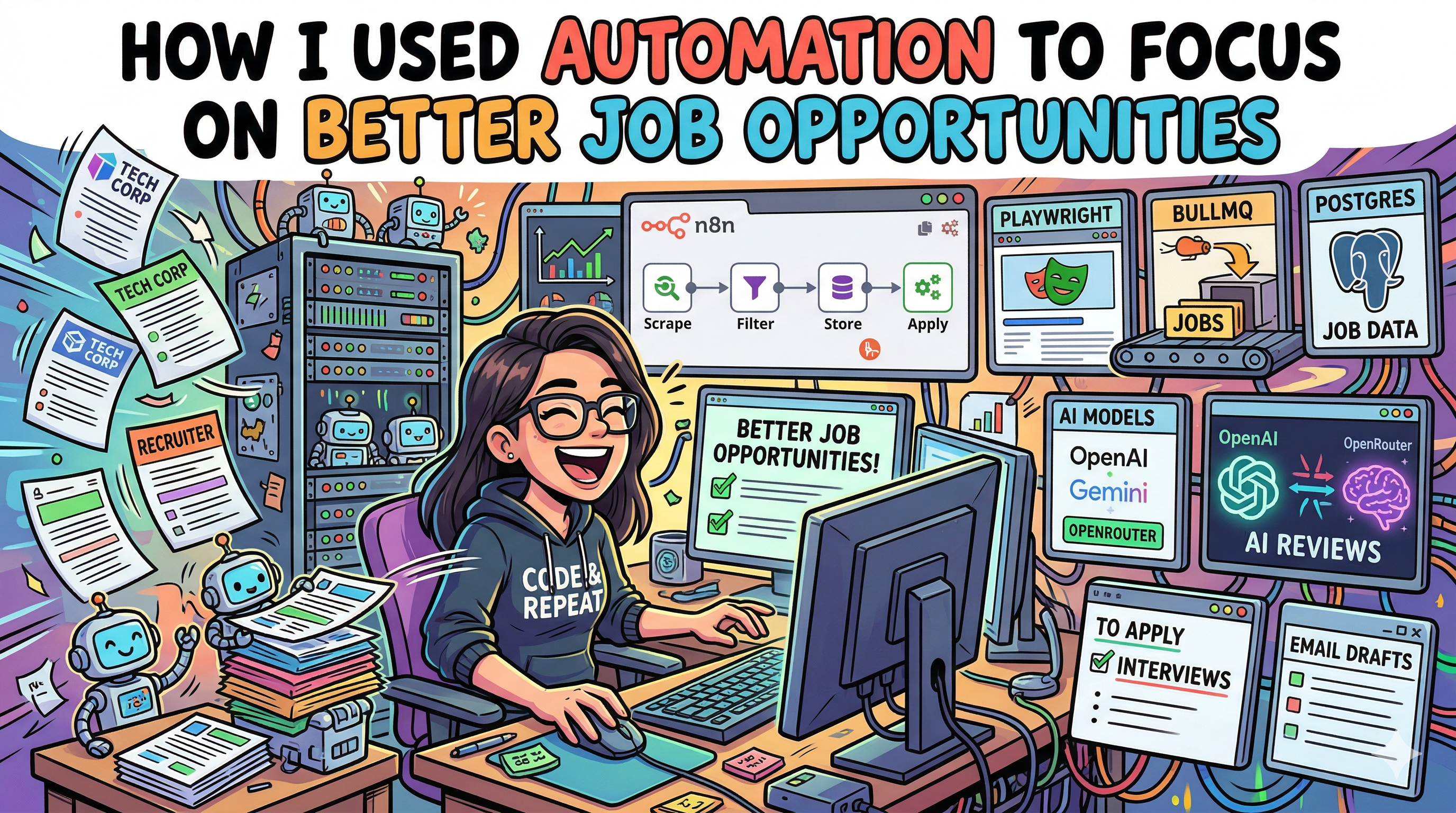 How I Used Automation to Focus on Better Job Opportunities